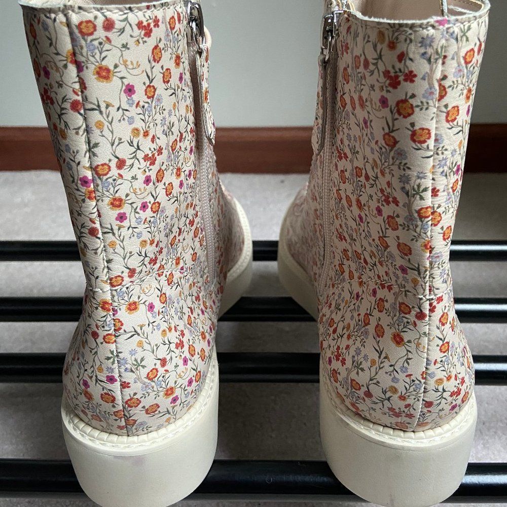 SCHUTZ Women McKenzie Leather Combat Boots NEW - Picture 5 of 7